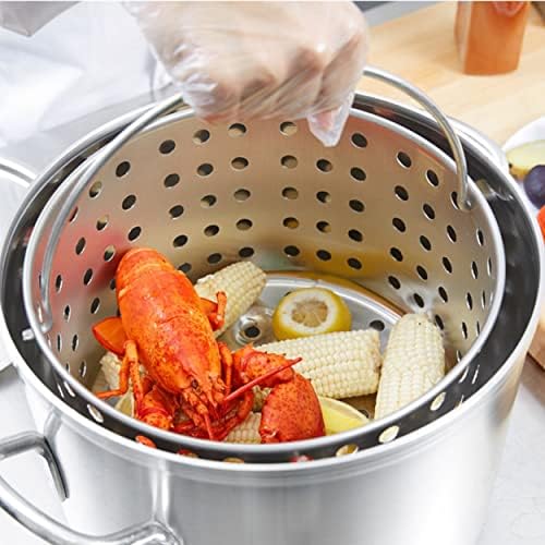 16 Qt Aluminum Steamer Basket rqw2w1a