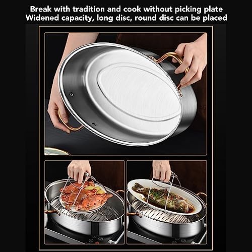 8Qt Stainless Steel Fish Steamer
