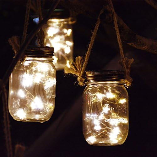 Homeleo Vivid Design 6-Pack Mason Jar Hangers