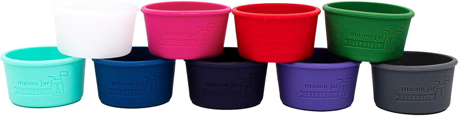 4oz Silicone Sleeves for Mason Jars