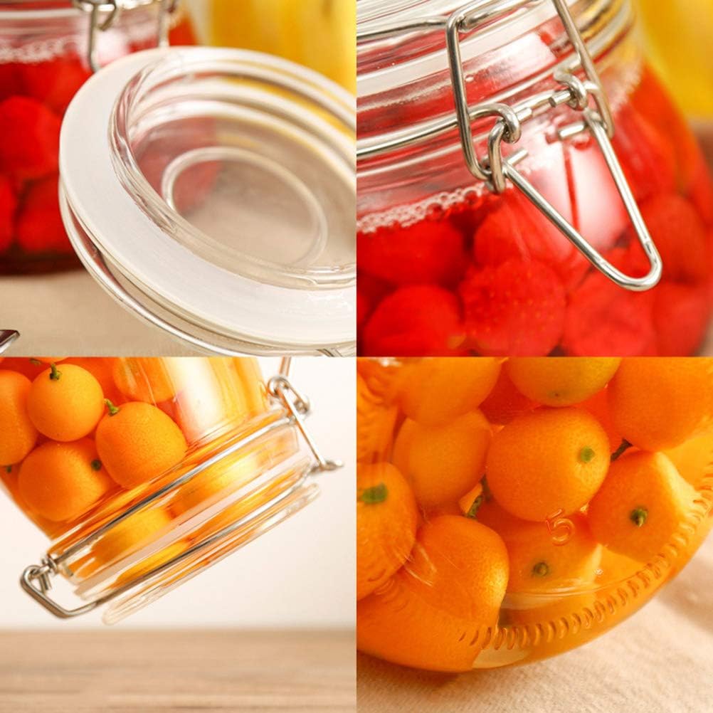 1000ML clip top glass jar preserved perfectly for canning