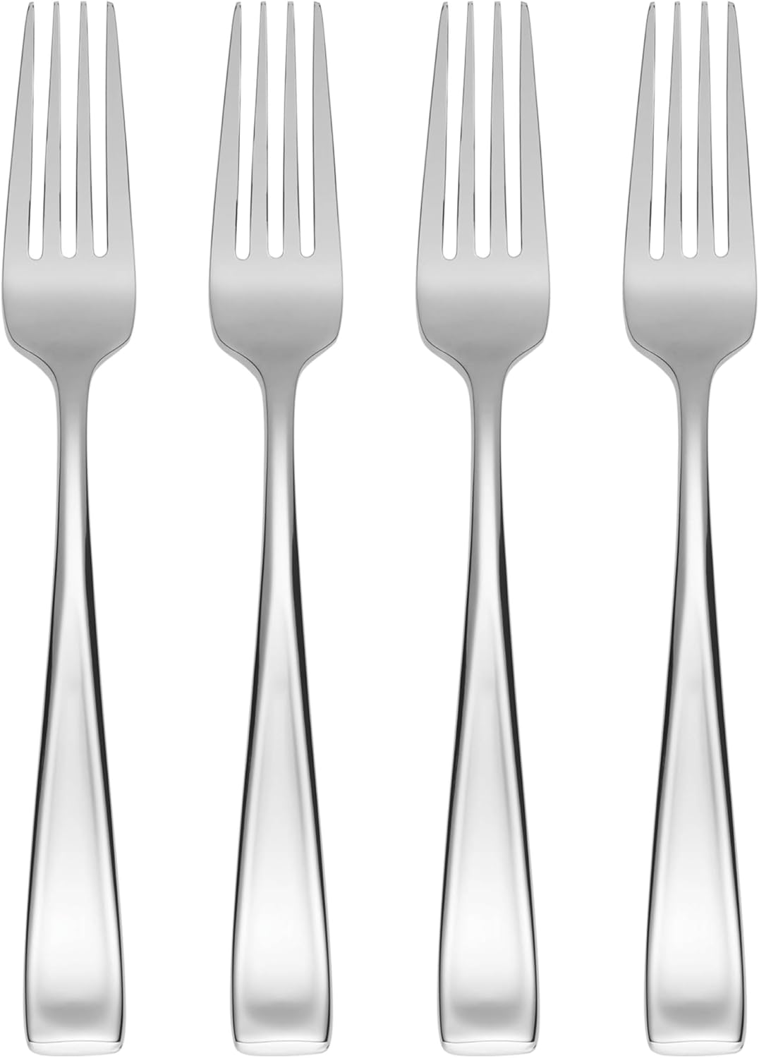 Elegant Moda Dinner Forks Set of 4 Silver