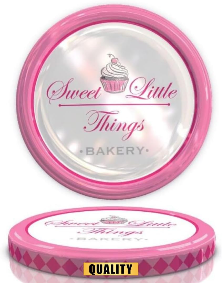 82mm Twist-Off Lids for Pickle Jars Multi-Purpose Usage 10 Pink