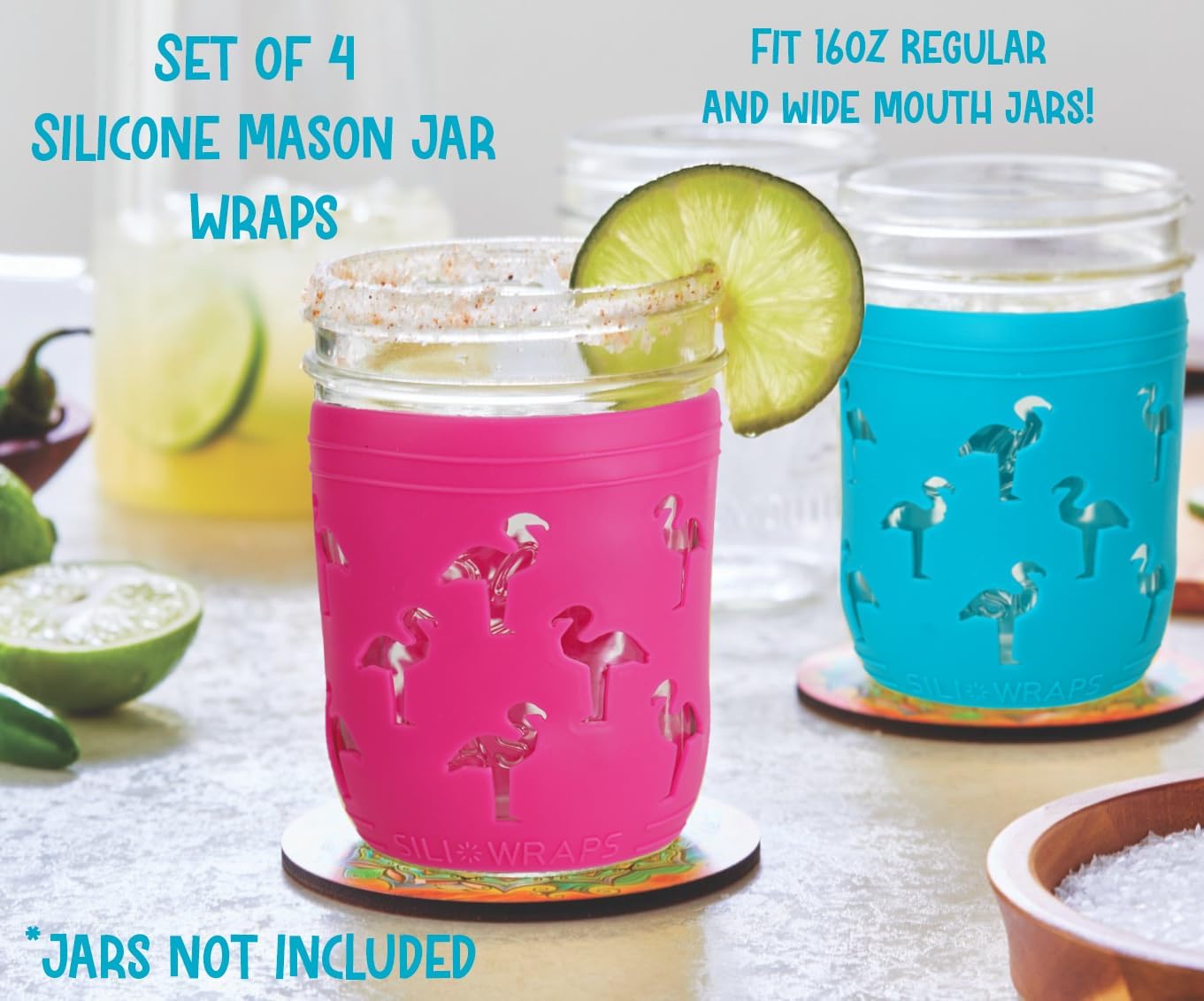 Sili-Wraps Mason Jar Sleeves