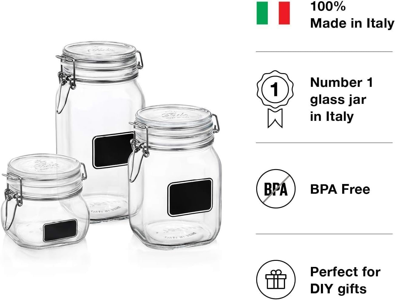 Bormioli Rocco Chalkboard Jar