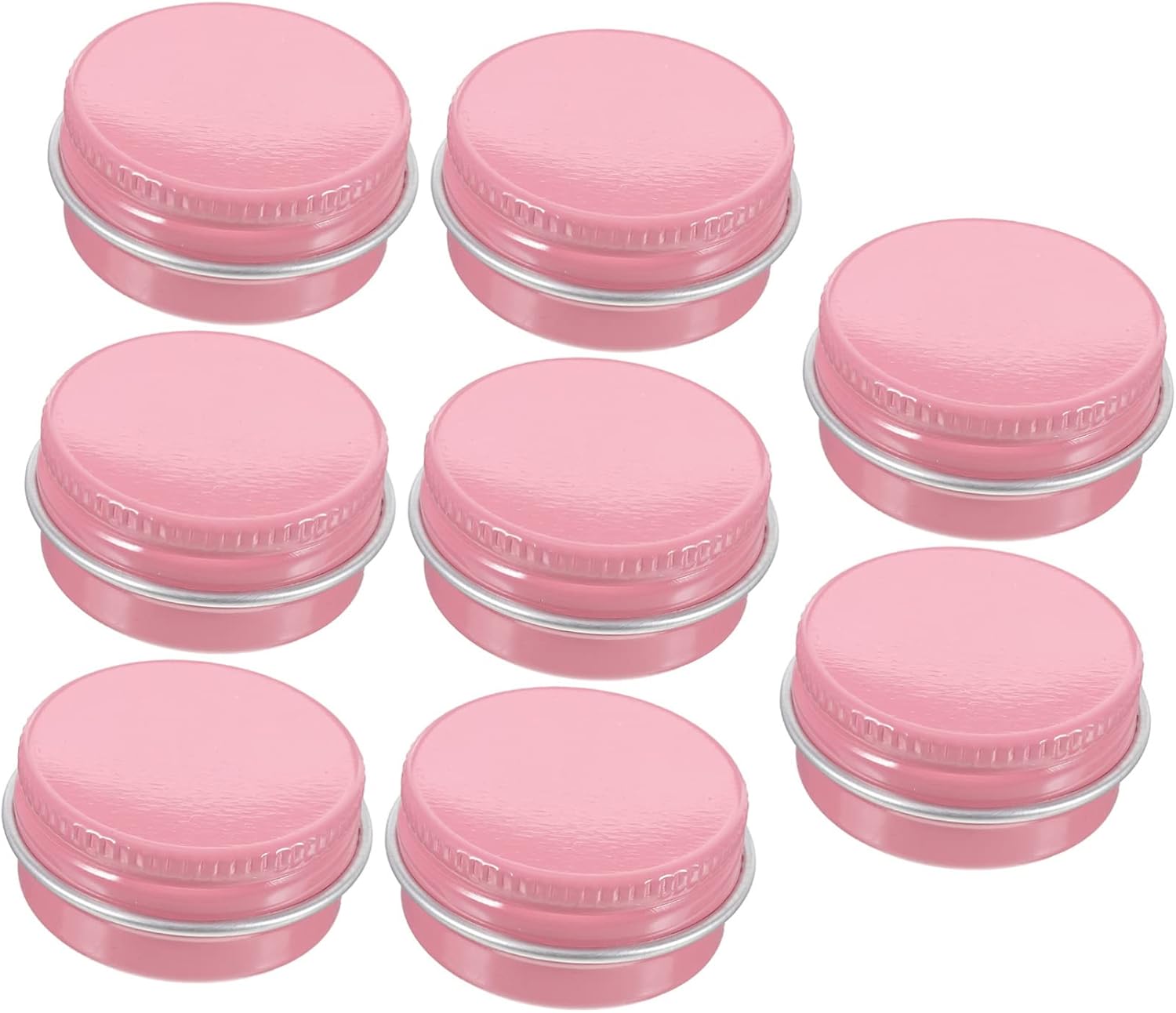 Cabilock 8-Piece Aluminum Storage Jars 10ml Round Waterproof Easy Open