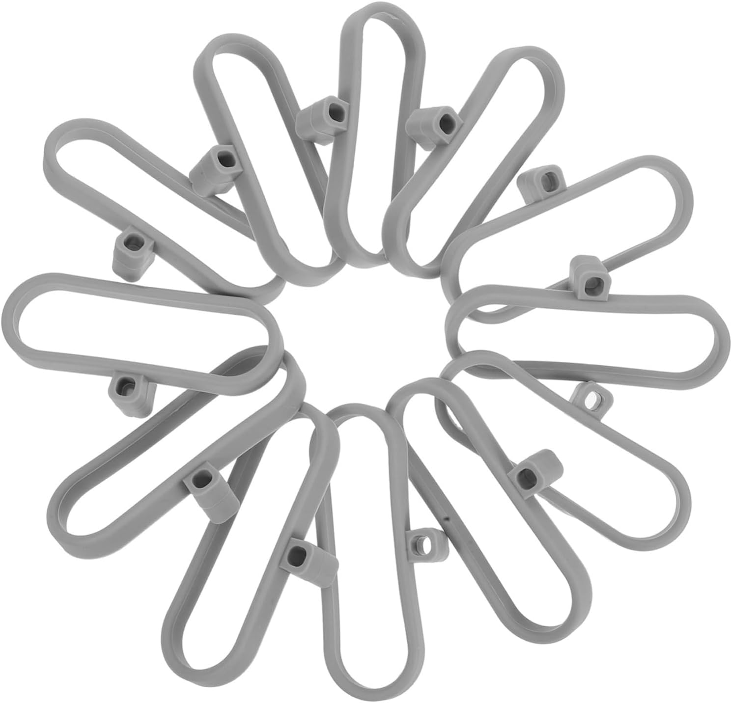Silicone Mason Jar Spoon Holder Set - 12PCS for Kitchen Storage