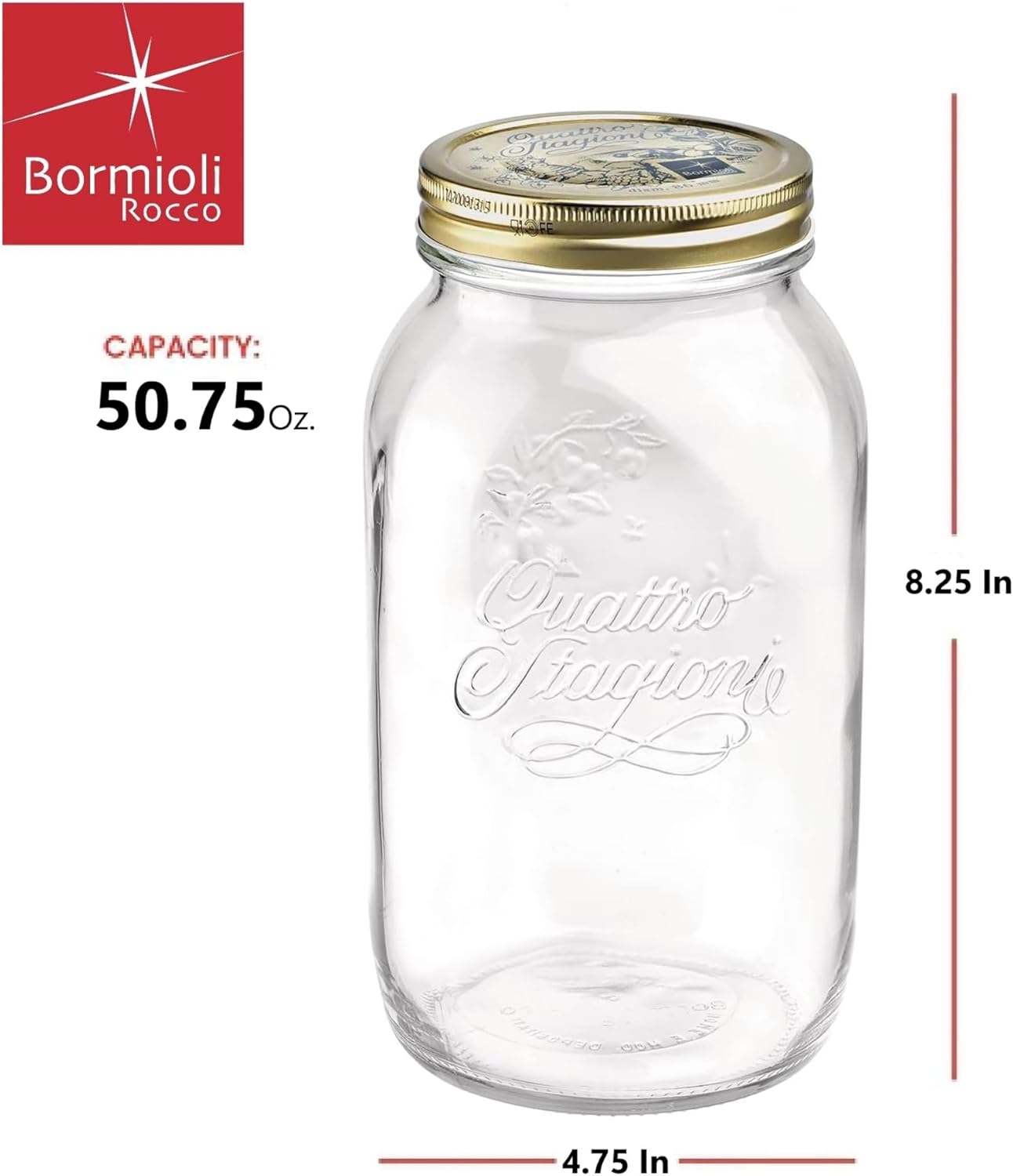 Bormioli Rocco 15L Preserving Jar