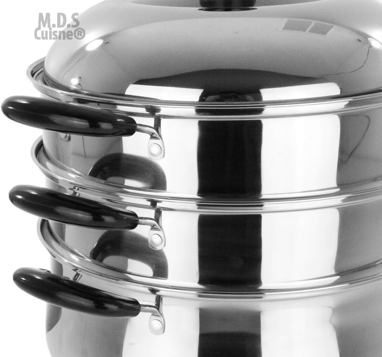 3 Tier Stainless Steel Steamer Pot Eco-Friendly