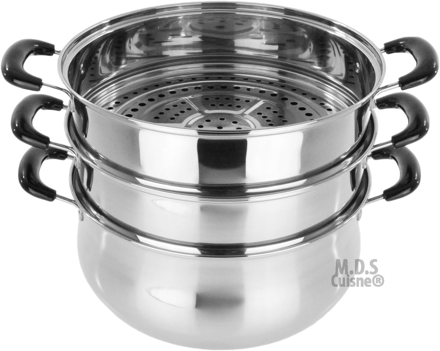 3 Tier Stainless Steel Steamer Pot Eco-Friendly