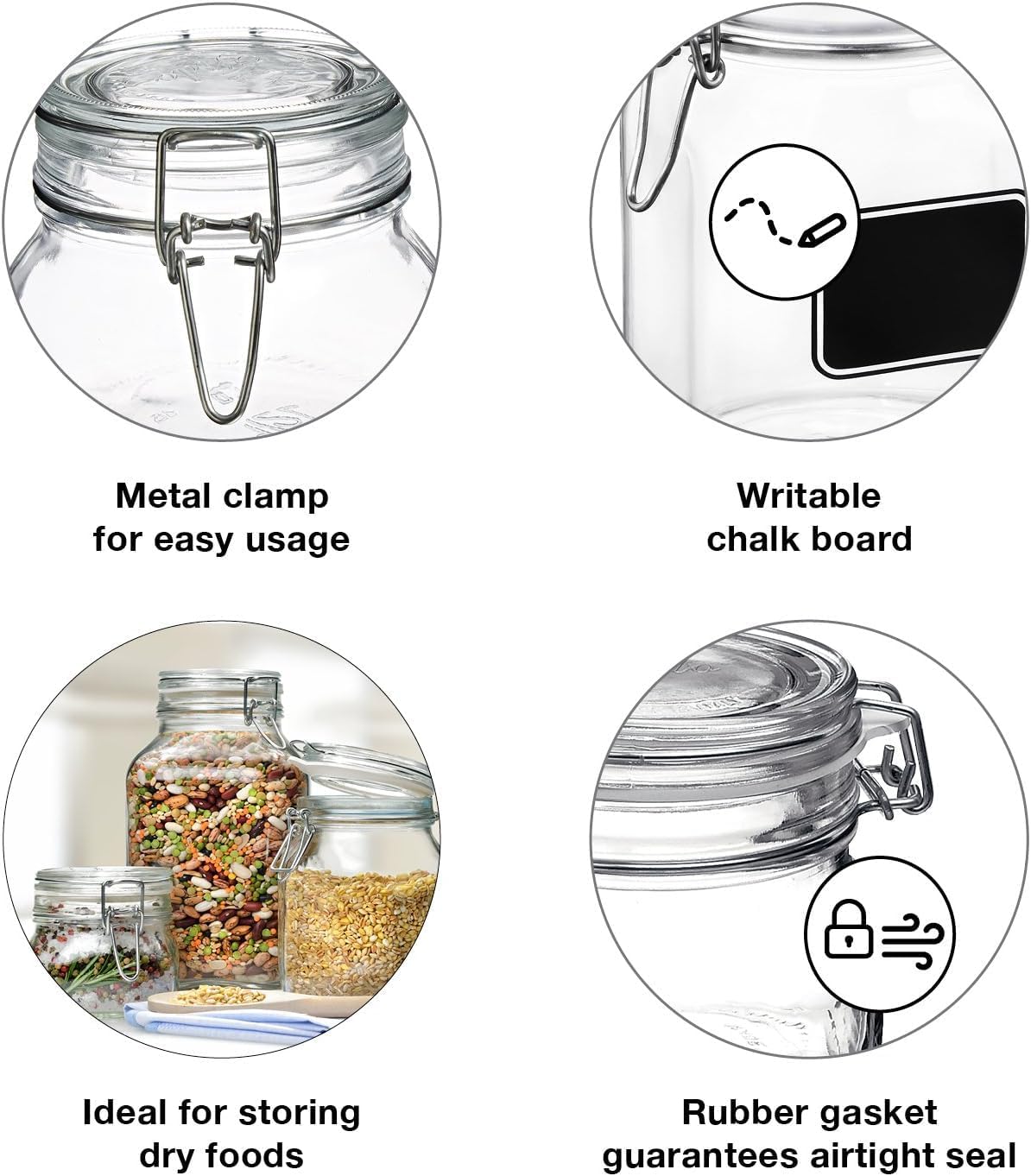 Bormioli Rocco Chalkboard Jar