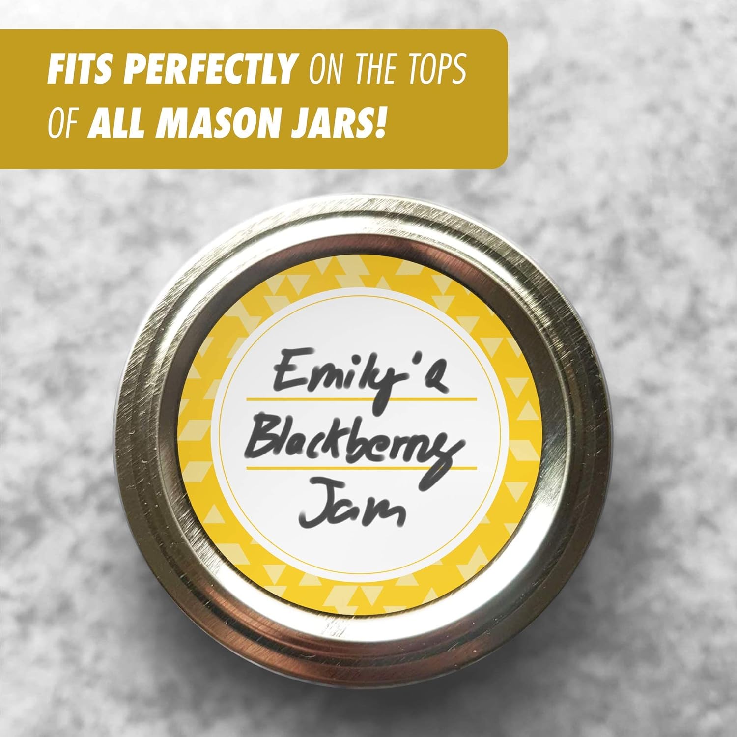 Mess Dissolvable Mason Jar Labels