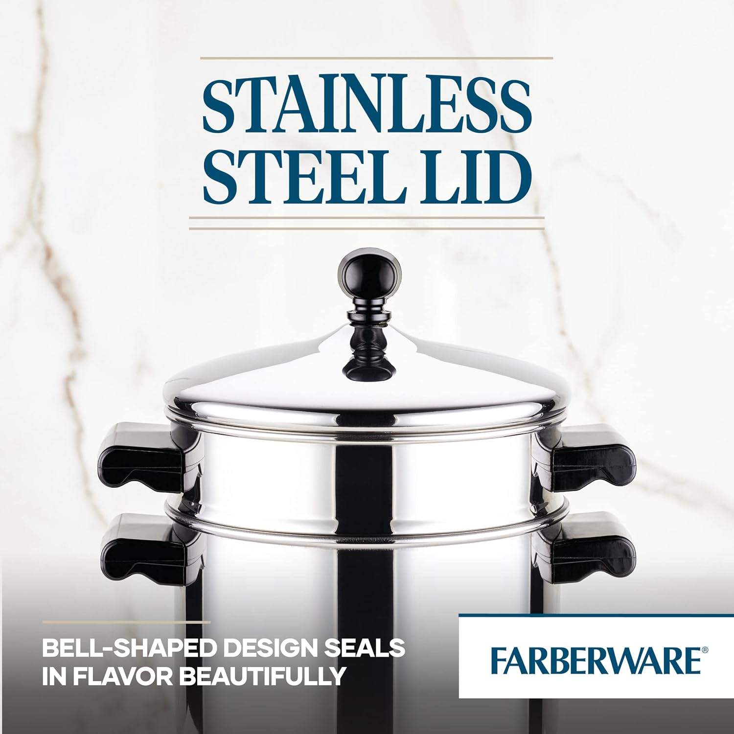 Farberware Classic Series 3 Quart Silver Sauce Pot Steamer Insert