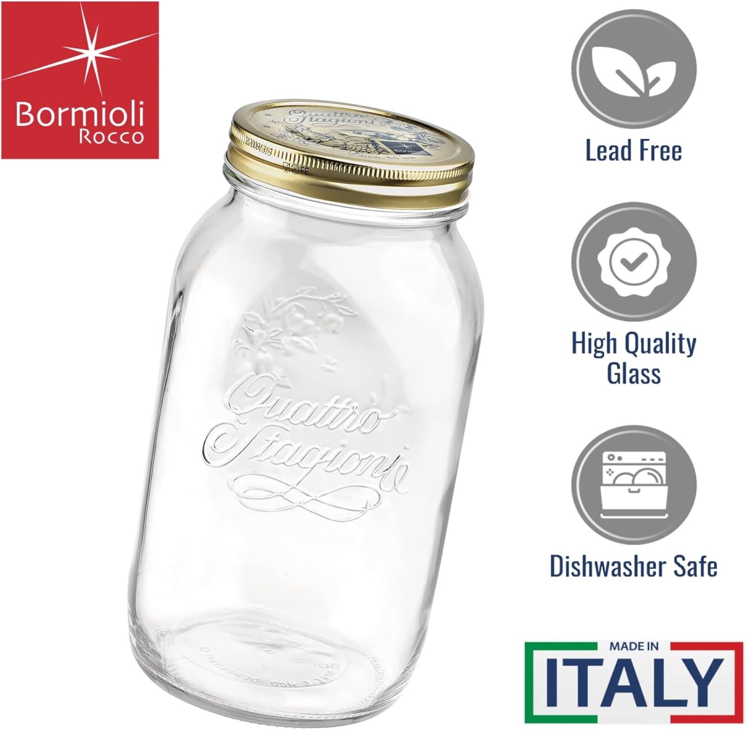 Bormioli Rocco 15L Preserving Jar