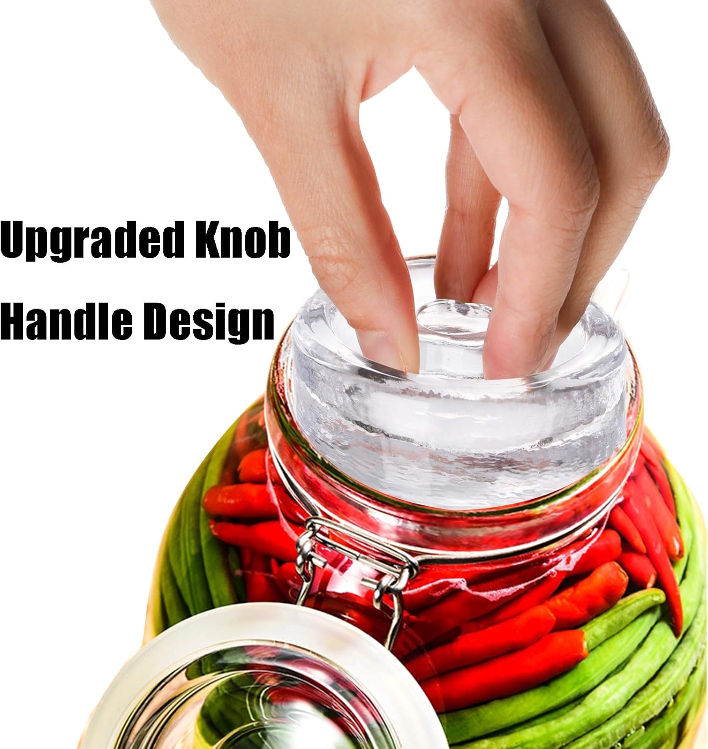 High-Quality Fermentation Glass Weights with Easy Grip for Home Fermenters