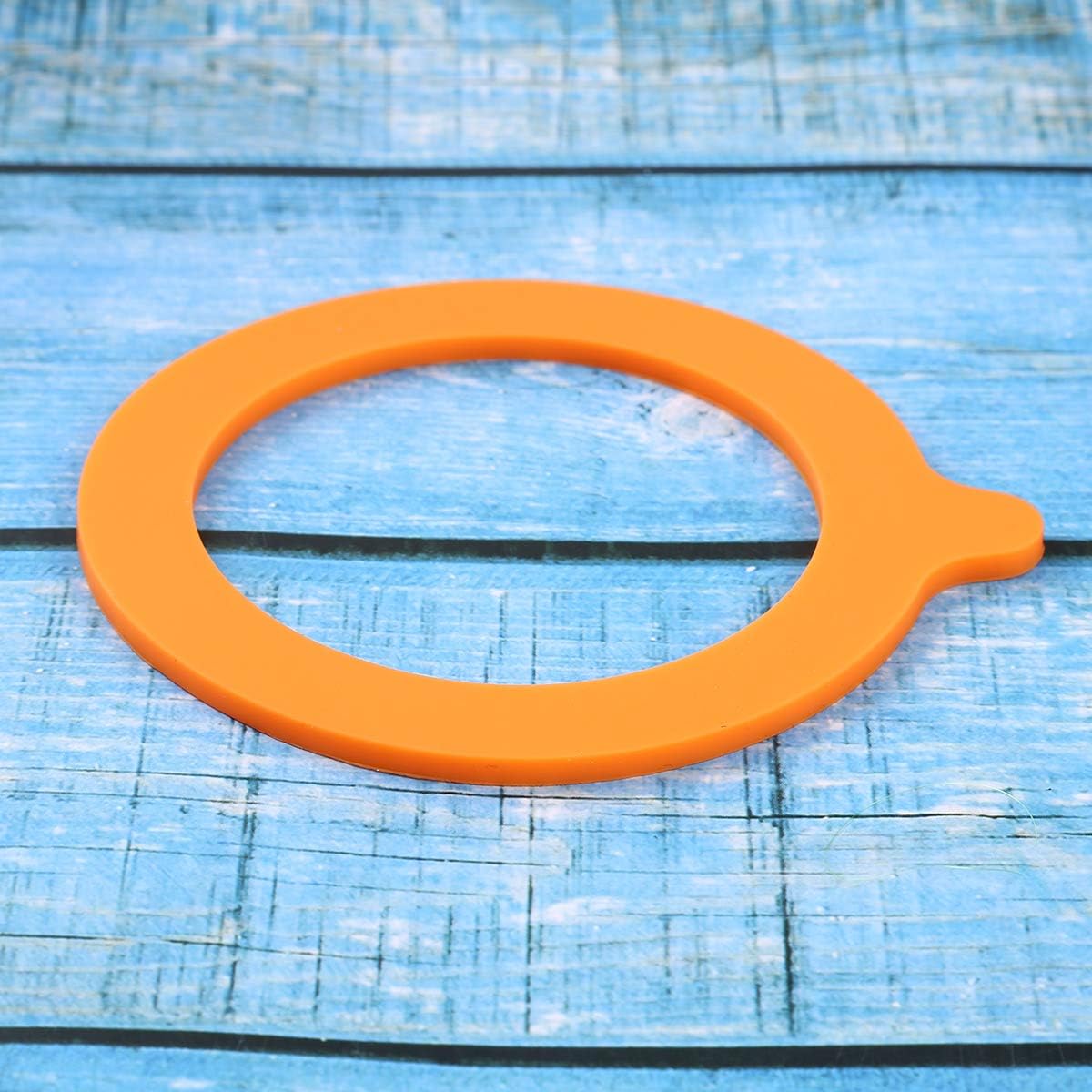 FEESHOW 10-Piece Silicone Gasket Set for Canning Jars