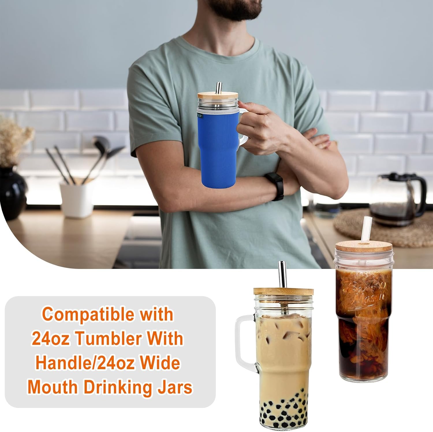 Beautyflier 24oz Travel Mug Insulator