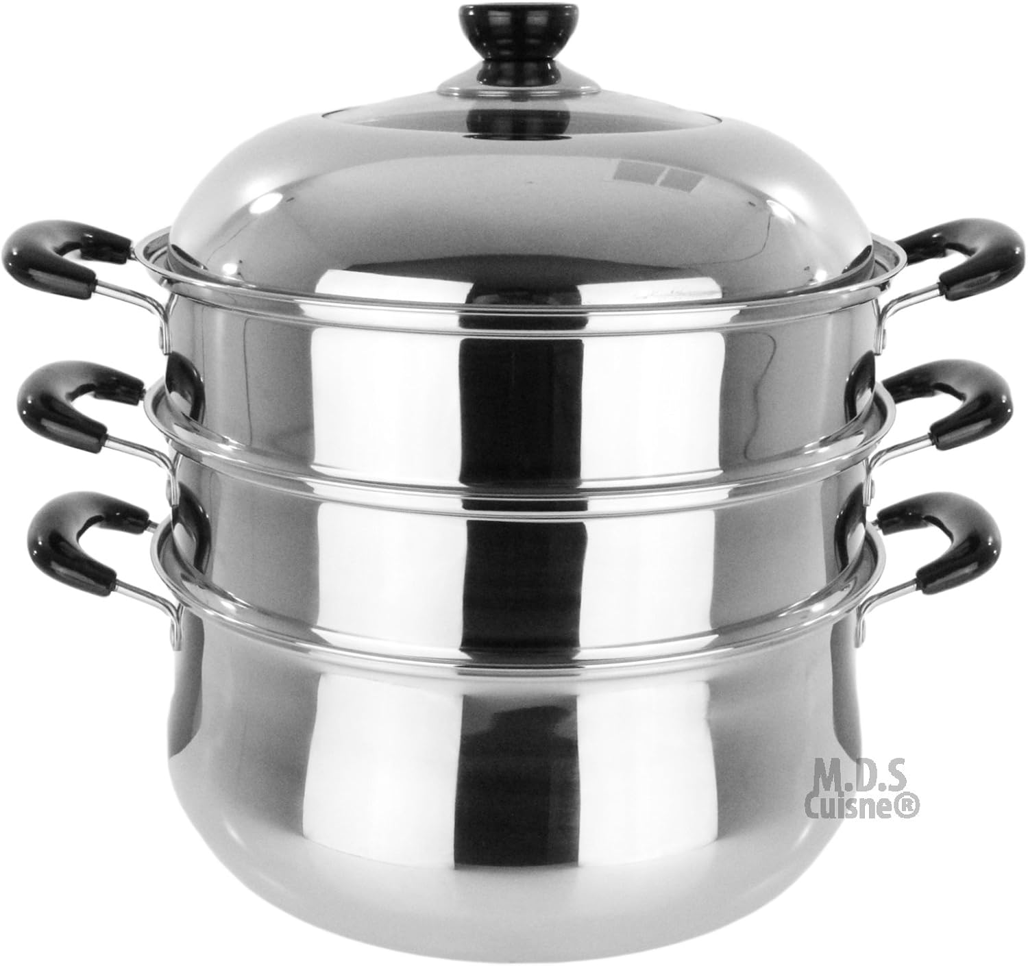 3 Tier Stainless Steel Steamer Pot Eco-Friendly