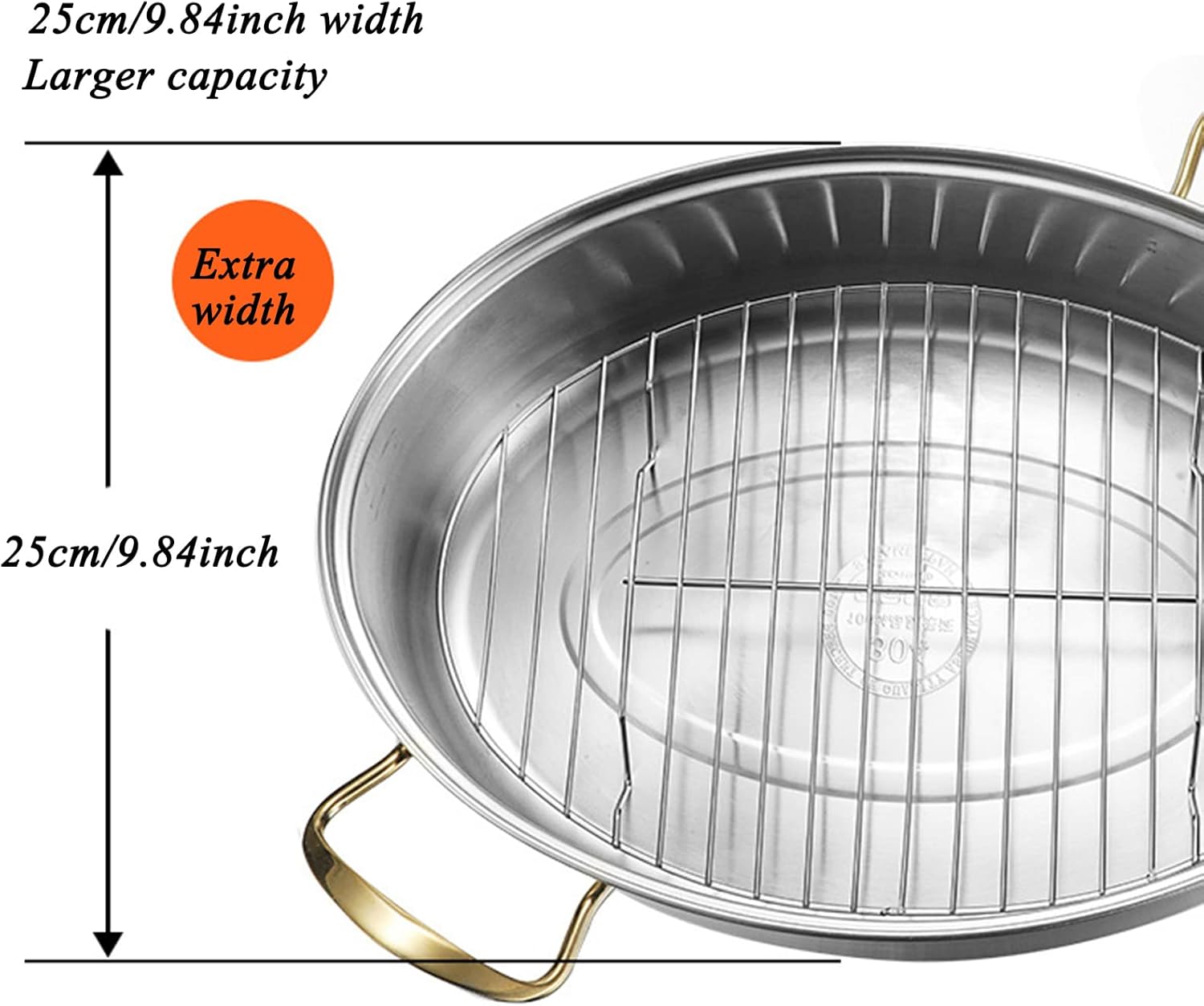 Stainless Steel Fish Steamer for Cooking P