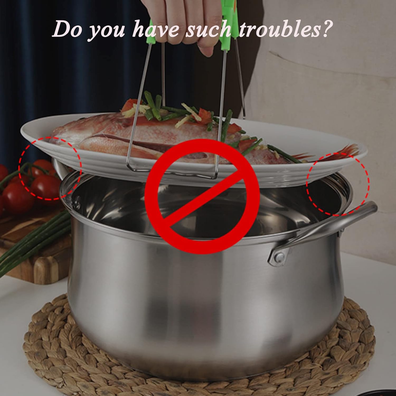 Stainless Steel Fish Steamer for Cooking P