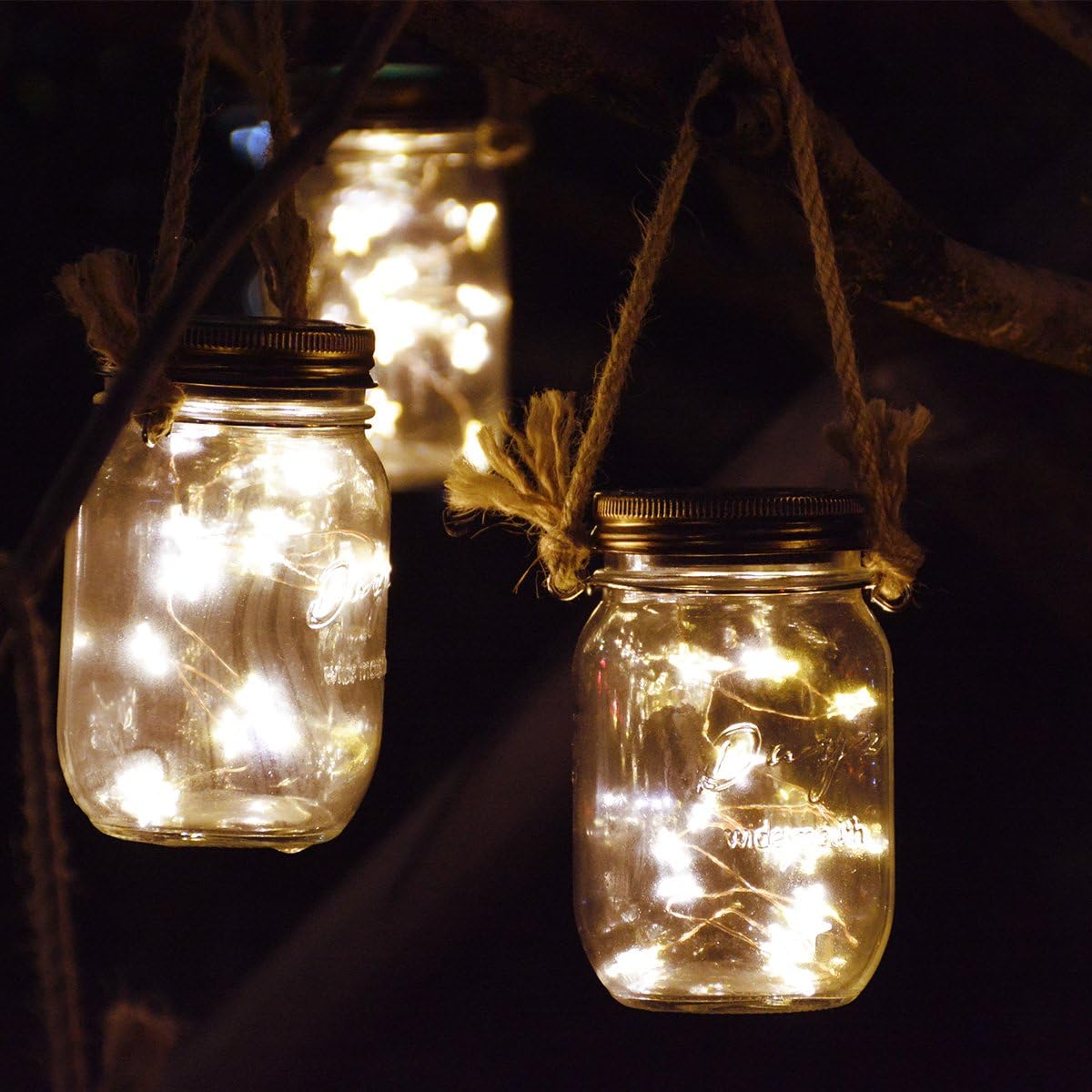 Homeleo Vivid Design 6-Pack Mason Jar Hangers