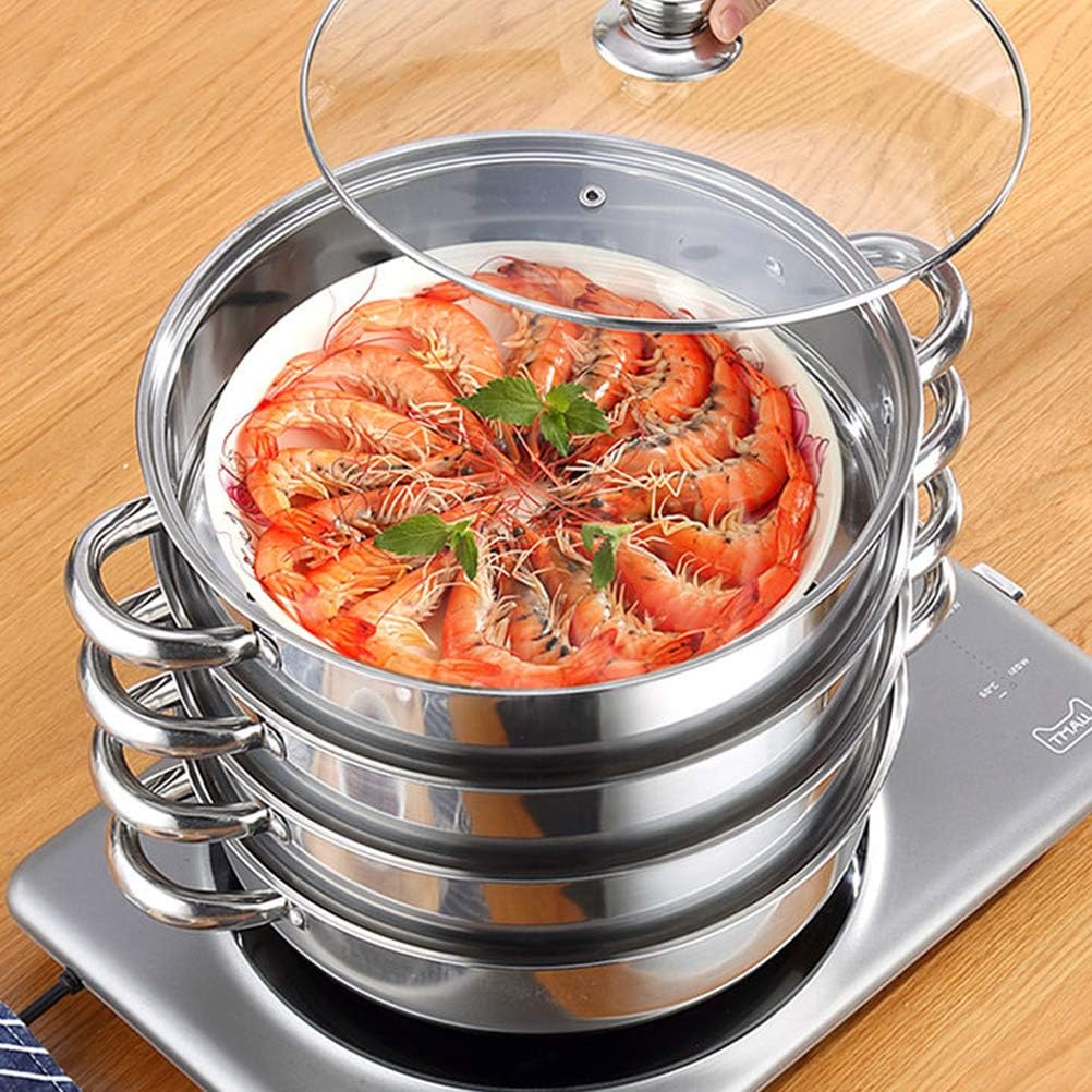 BESTonZON Stainless Steel Steamer Pot