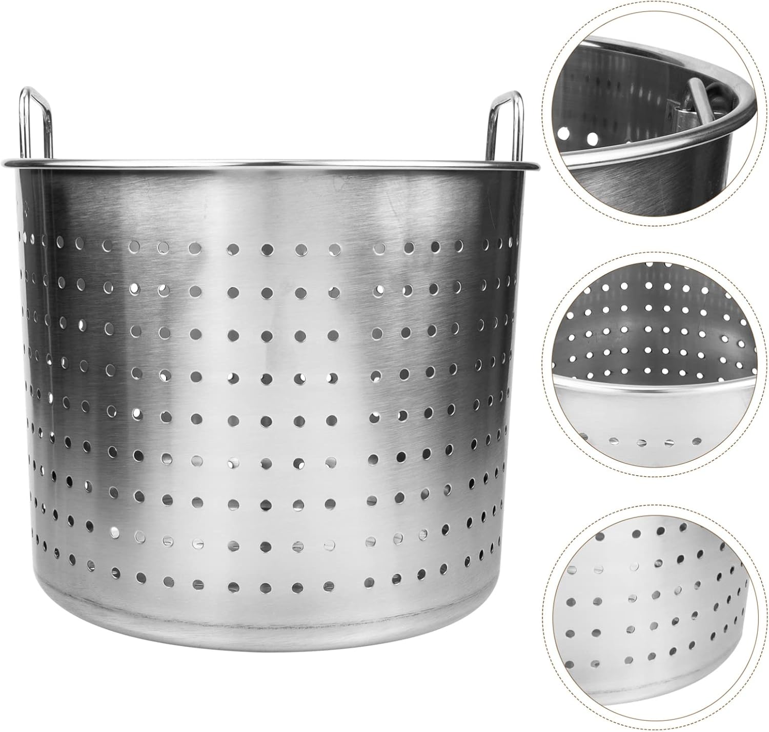 Hemoton Stainless Steel Seafood Steamer Basket for Kitchen