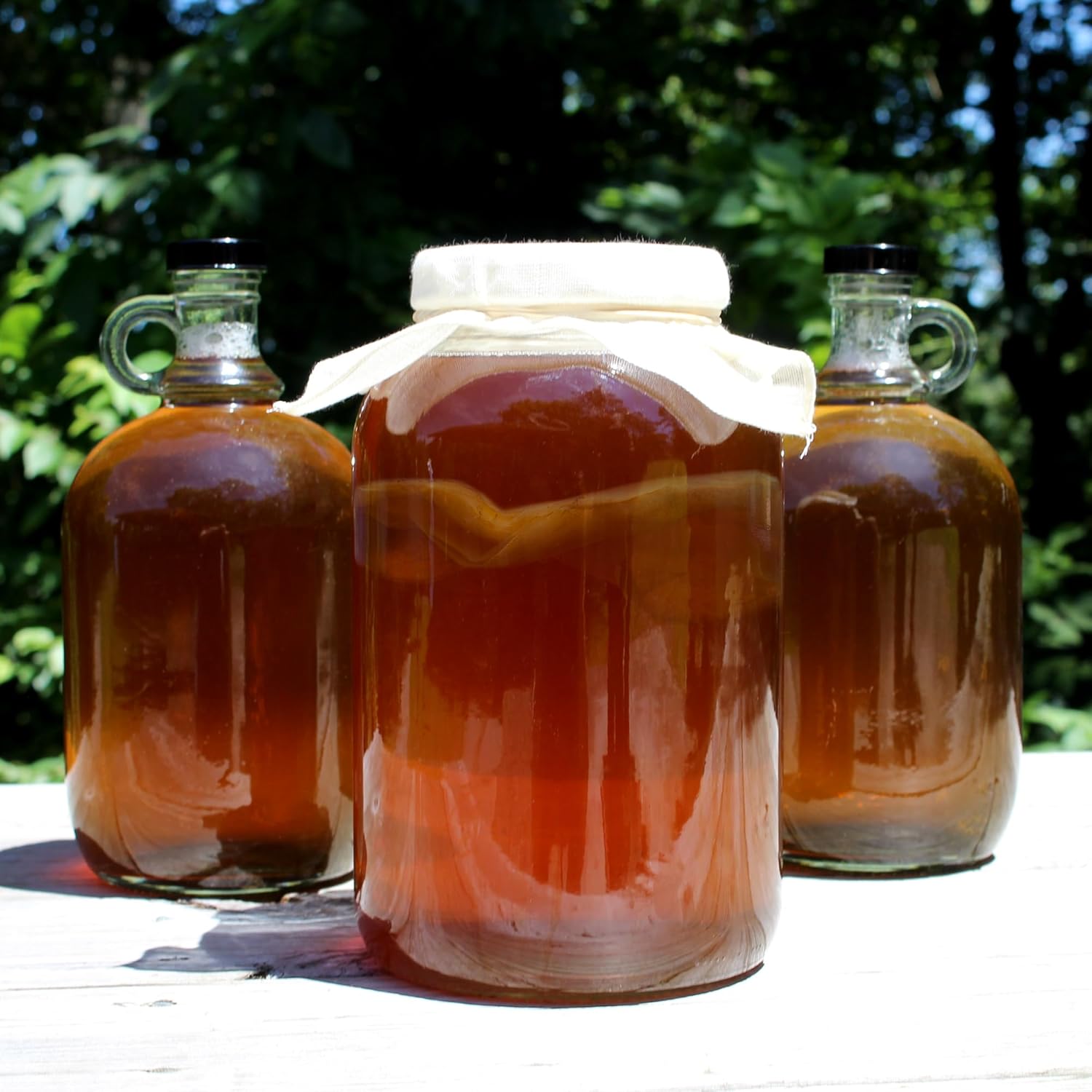 Eco-Friendly Glass Jars with 1 Gallon Covers Lids