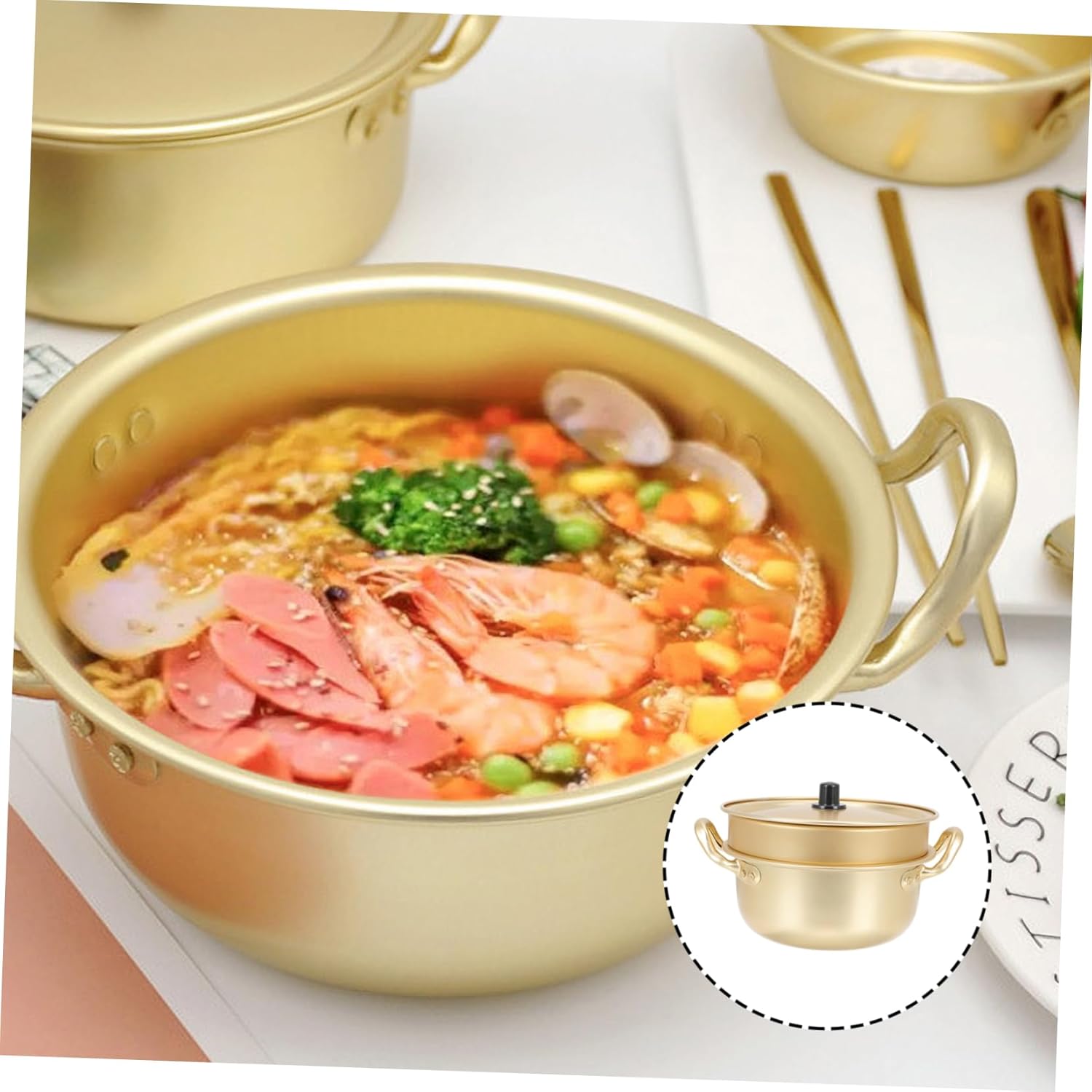 Sturdy Korean Ramen Pot Set