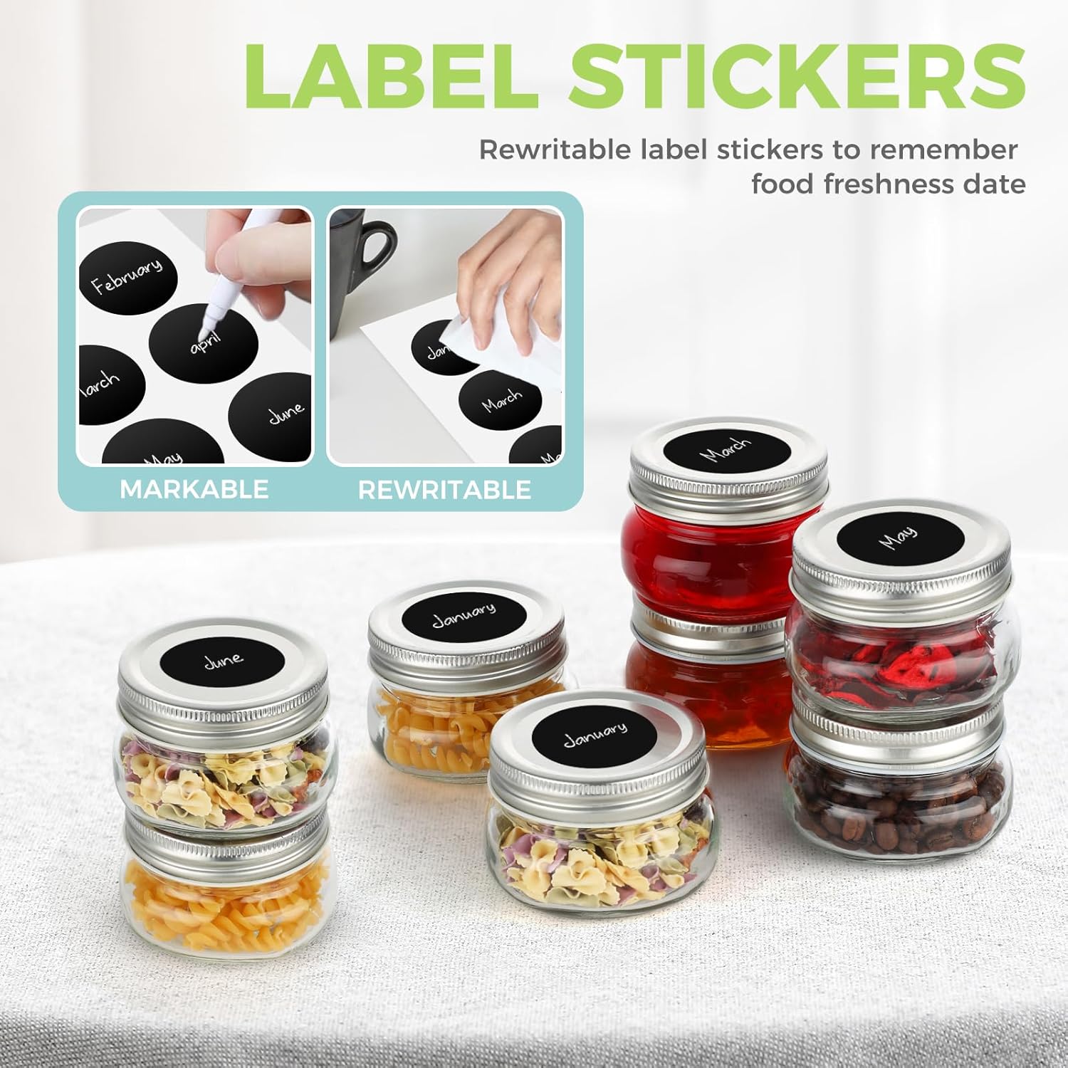LovoIn Mason Jar Set