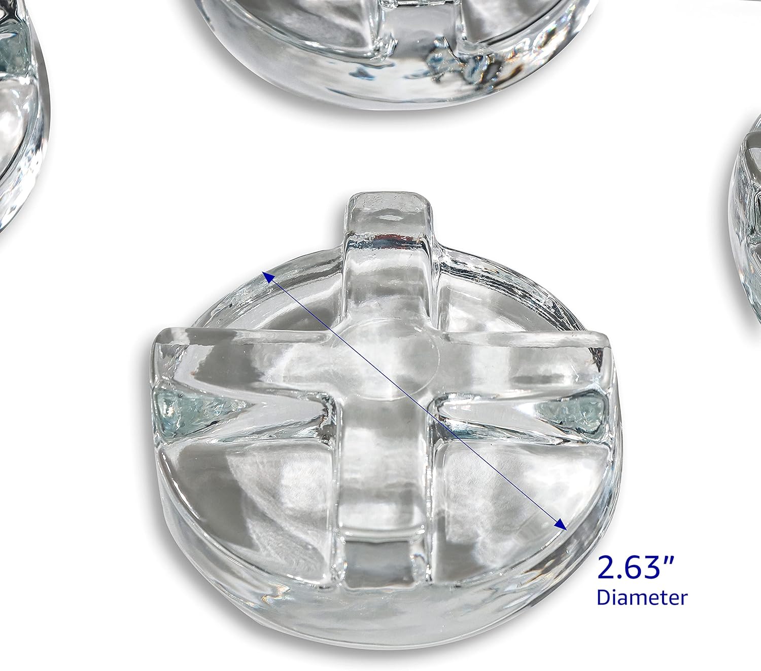 Trademark Innovations Glass Fermentation Jar Weights Set of 6 1