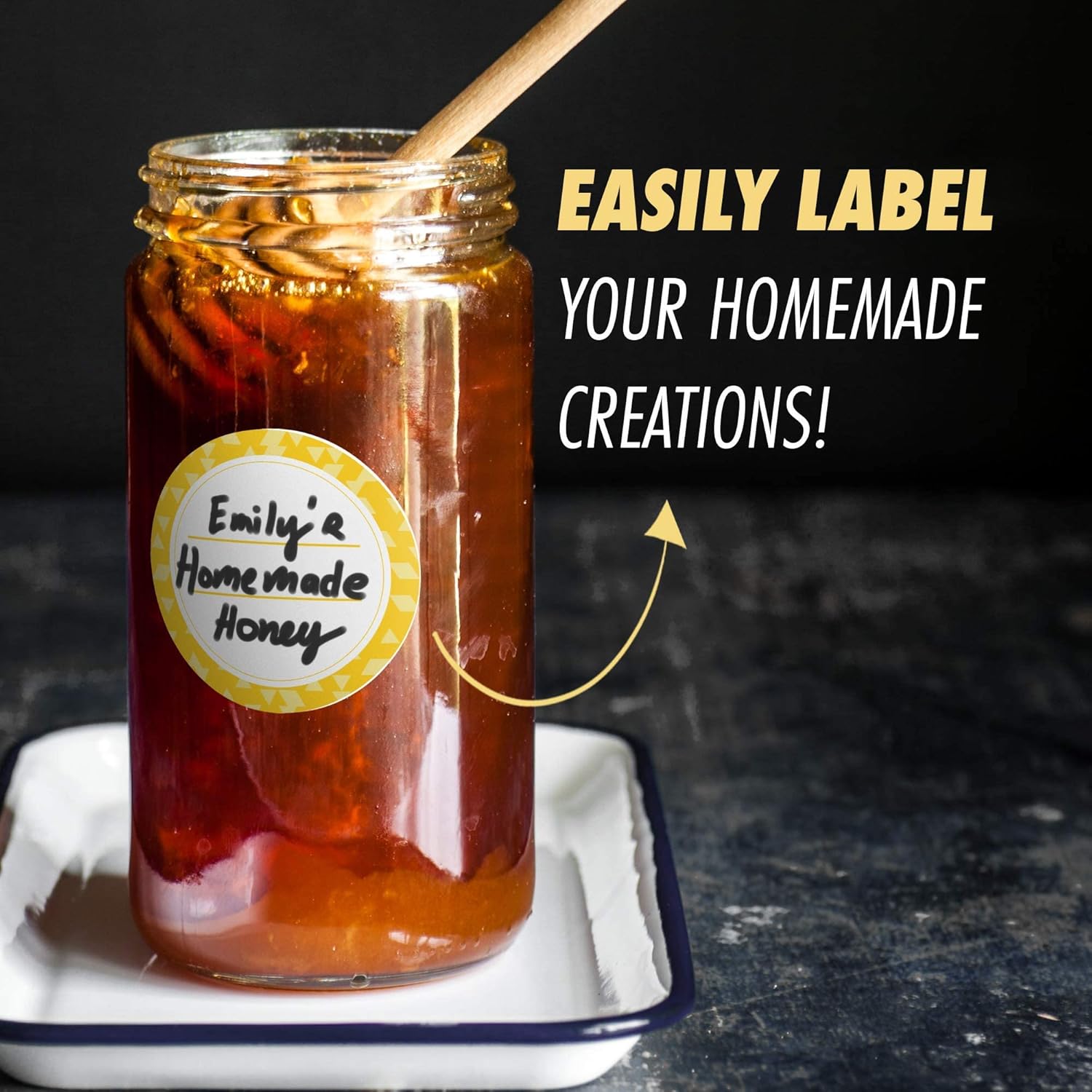 Mess Dissolvable Mason Jar Labels