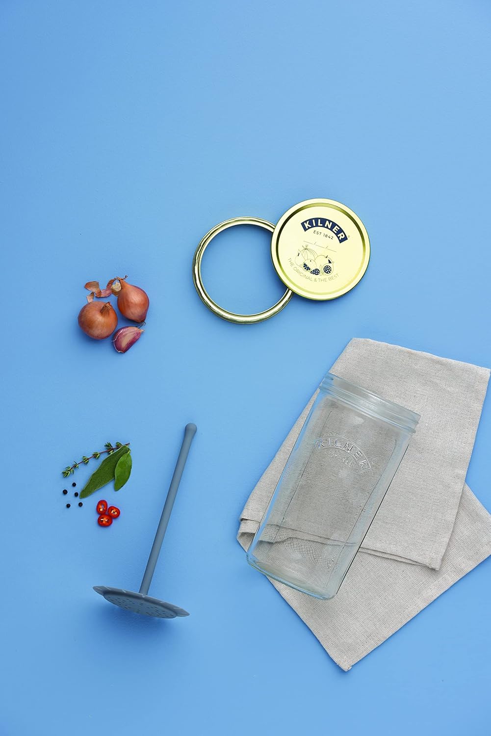 Kilner Pickle Jar with Lifter 1L