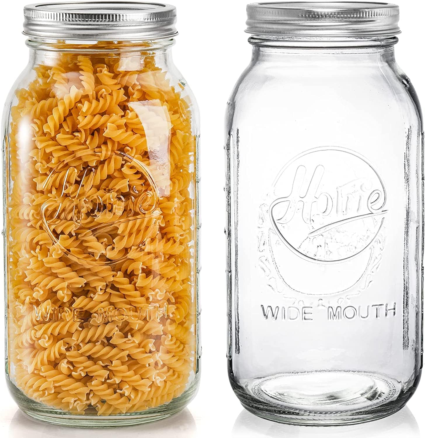 BPA-Free Premium Mason Jars Set of 3 for Canning and Preserving