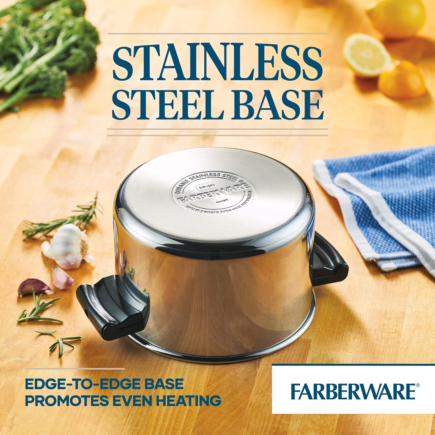 Farberware Classic Series 3 Quart Silver Sauce Pot Steamer Insert