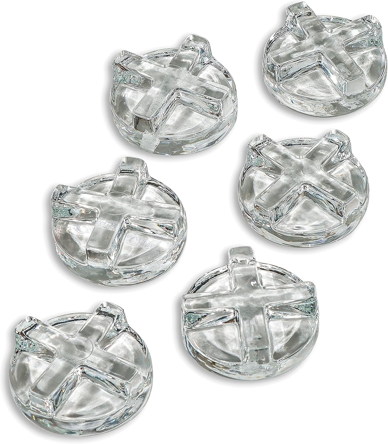 Trademark Innovations Glass Fermentation Jar Weights Set of 6 1
