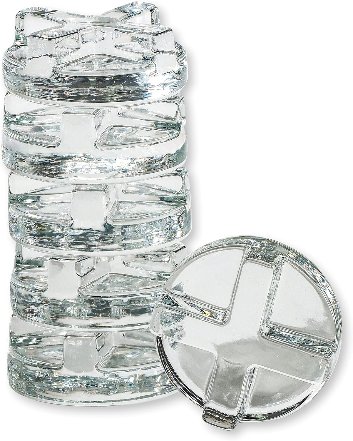 Trademark Innovations Glass Fermentation Jar Weights Set of 6 1